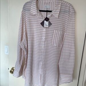 BNWT  Striped Shirt by Ava & Viv * No Longer Sold in Stores*
